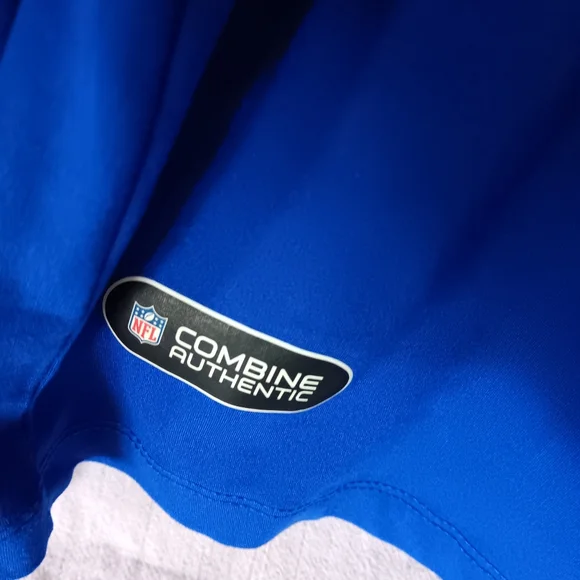 Buffalo Bills NFL combine Authentic Quarter Zip Shirt - Picture 3 of 4